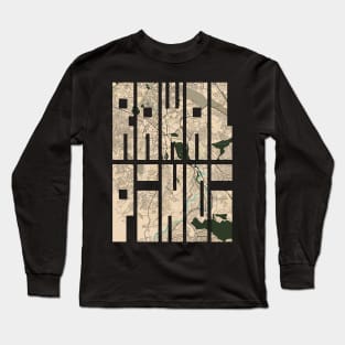 Rawalpindi, Pakistan City Map Typography - Vintage Long Sleeve T-Shirt